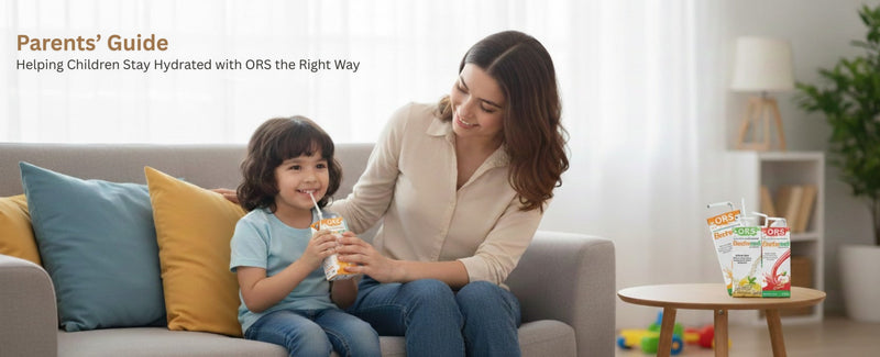 Parents’ Guide: Helping Children Stay Hydrated With ORS the Right Way