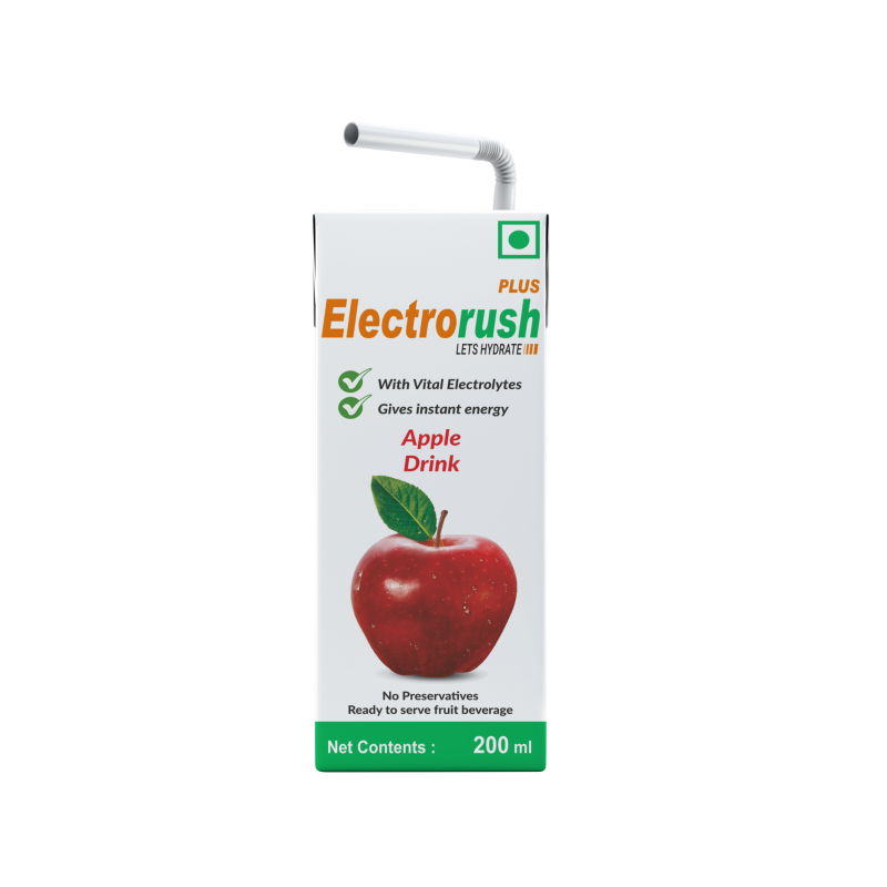 Electrorush Plus Apple I Ready to drink I Vital Electrolytes that gives you Instant energy